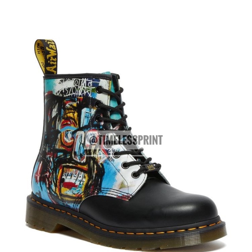 Dr. Martens Black Jean Michel Basquiat Boots